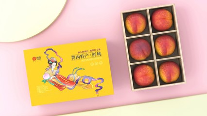 冀西生態(tài)園鮮桃產(chǎn)品包裝設計